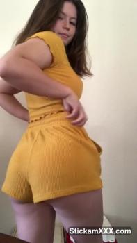 nsfw girl uses her boobs to make fun vids