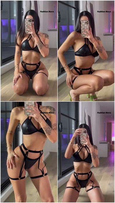 Annelese Milton onlyfans model and instagram star posing front mirror and showing her amazing tight pussy and asshole! Get it!