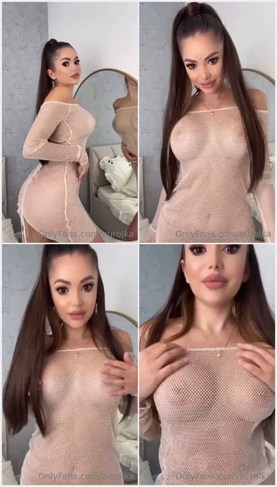 Aurolka hot brunette girl touch her tits and ready for sex right now! Incredible girl with amazing titty nipples. Download it now!