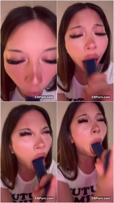 Bbyanni sextape lover girl fuck her mouth with big sextoy. Amazing brunette slut on full leaked video from her Onlyfans.