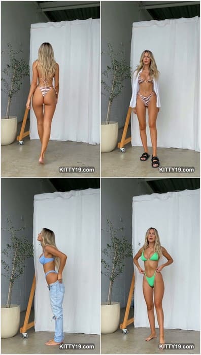 Emily Venz bikini so hot and her pussy in green bikini amazing and cute. I need lick her pussy lips and asshole. So juicy!